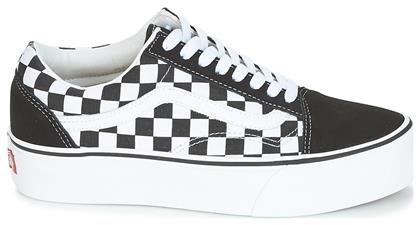 Old Skool Γυναικεία Flatforms Sneakers Μαύρα Vans