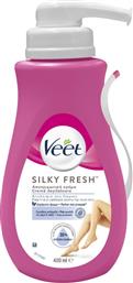 Veet Silky Fresh Κρέμα Αποτρίχωσης Σώματος για Ευαίσθητες Επιδερμίδες 400ml