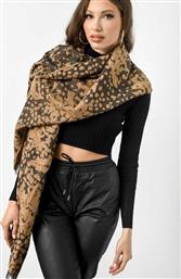 Vero Moda Γυναικείο Κασκόλ Tan Leopard
