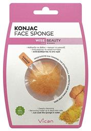 Wise Beauty Konjac Face Sponge With Ginger Powder Vican