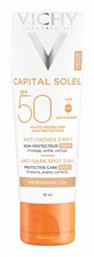 Capital Soleil Anti-Dark Spot 3-in-1 SPF50 Αντηλιακή Κρέμα 50ml Vichy