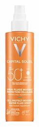 Capital Soleil Cell Protect Water Fluid SPF50 Αντηλιακή Κρέμα 200ml Vichy