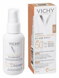 Capital Soleil UV-Age Daily SPF50 Αντηλιακή Κρέμα 40ml Vichy