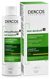 Dercos Anti Dandruff DS Σαμπουάν Kατά της Πιτυρίδας & της Ξηροδερμίας 200ml Vichy