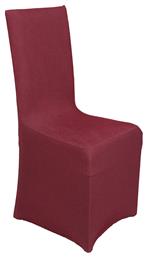 Ελαστικό Κάλυμμα Καρέκλας Elegant Με Βολάν Μπορντώ Viopros