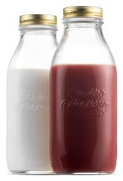 Βάζο Γενικής Χρήσης με Καπάκι Γυάλινο Διάφανο 1500ml Viosarp