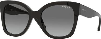 Vogue Γυναικεία Γυαλιά Ηλίου με Μαύρο Κοκκάλινο Σκελετό και Μαύρο Ντεγκραντέ Φακό VO5338S W44/11 από το Modivo
