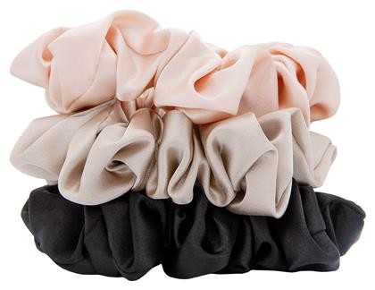 Hair Scrunchies Silky Knots Scrunchy Μαλλιών Πολύχρωμο 3τμχ W7 Cosmetics