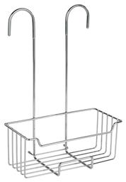 Milo Επιτοίχια Ραφιέρα Μπάνιου Inox με 1 Ράφι 25x14x36cm Wenko