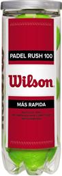 Padel Rush 100 3τμχ Wilson από το Z-mall