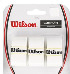 Wilson Pro Overgrip Λευκό 3τμχ