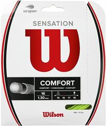 Wilson Sensation 16 Χορδή Τένις Πράσινη 12.2m από το Plus4u