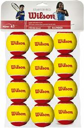 Wilson Starter Red Μπαλάκια Τένις Παιδικά 12τμχ από το Plus4u