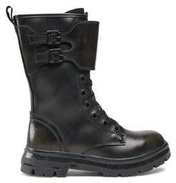 Clash Combat Δερμάτινα Γυναικεία Αρβυλάκια Black / Military Wrangler από το CasualShoes