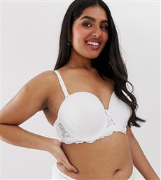 Yours Plus Size Hero multiway strapless bra in white από το Asos