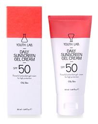 . Αντηλιακό Gel Προσώπου SPF50 με Χρώμα 50ml Youth Lab