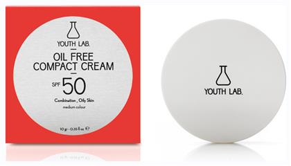 . Oil Free Αντηλιακή Πούδρα Προσώπου SPF50 με Χρώμα Medium 10gr Youth Lab