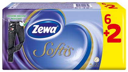 8x10 Χαρτομάντηλα Softis Classic 4 Φύλλων 22gr Zewa